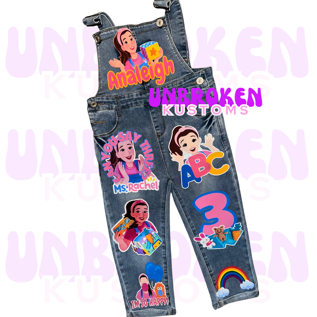 Ms. Rachel Overalls - Ms. Rachel Birthday Overalls - Ms. Rachel Birthday Outfit