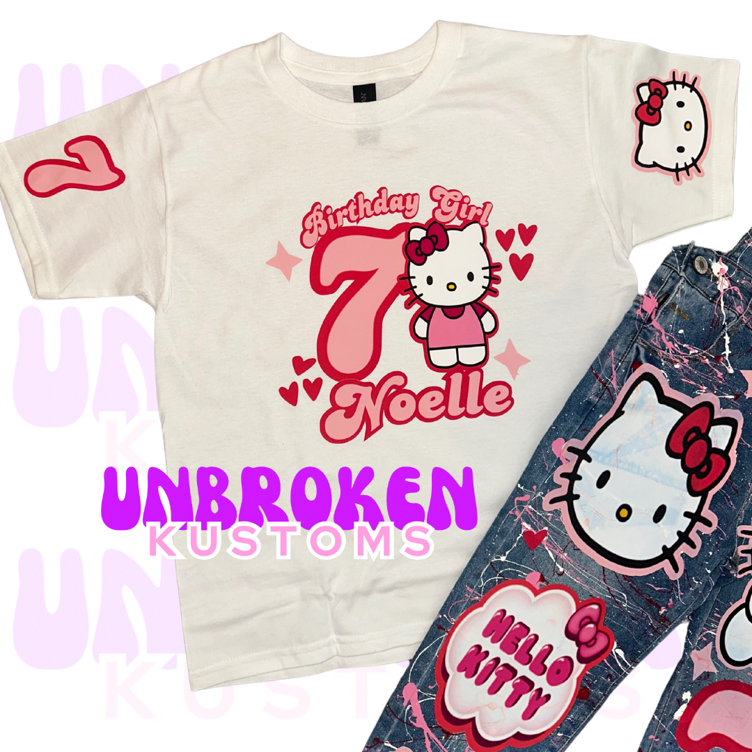 Hello Kitty Birthday Set - Hello Kitty Birthday Outfit - Hello Kitty Birthday