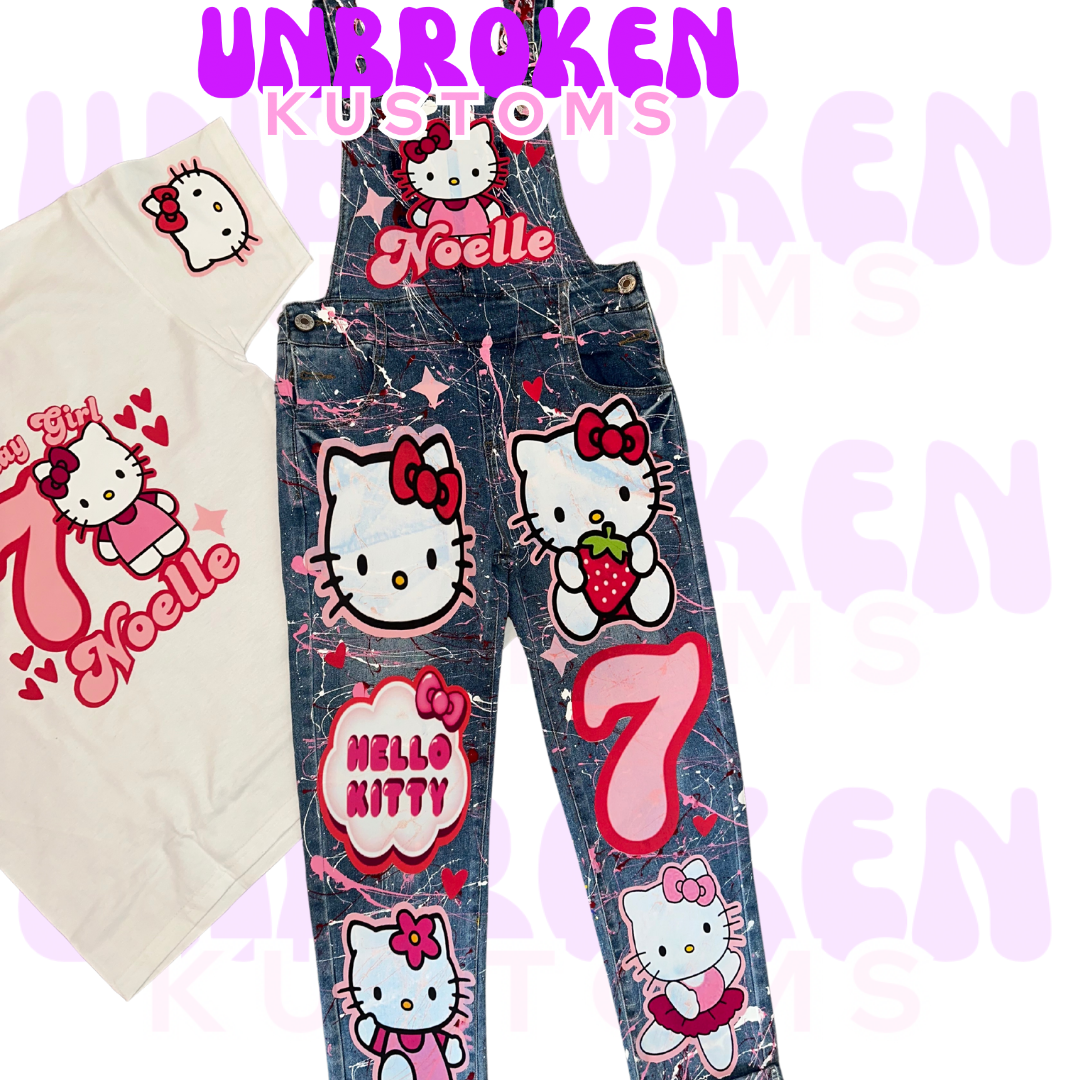 Hello Kitty Birthday Set - Hello Kitty Birthday Outfit - Hello Kitty Birthday