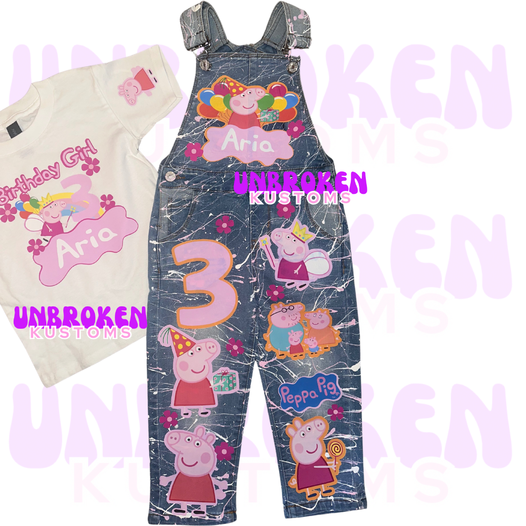 Peppa Pig Custom Birthday Outfit