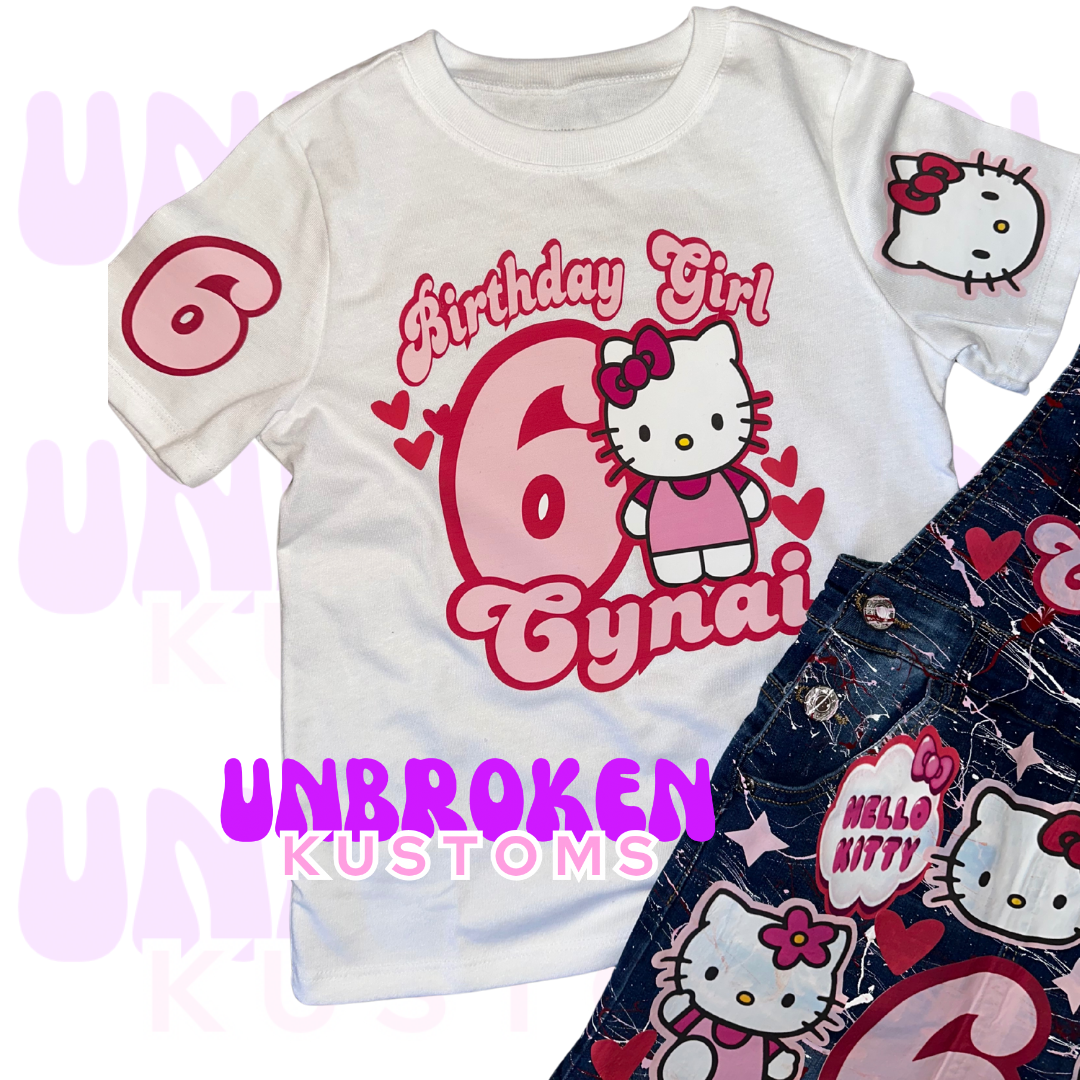 Hello Kitty Birthday Set - Hello Kitty Birthday Outfit - Hello Kitty Birthday