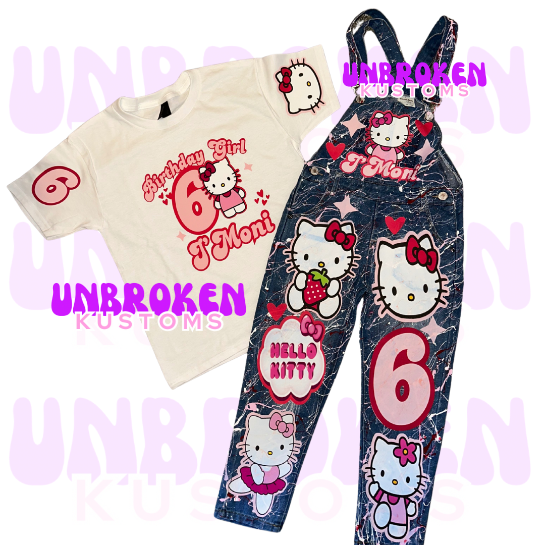 Hello Kitty Birthday Set - Hello Kitty Birthday Outfit - Hello Kitty Birthday