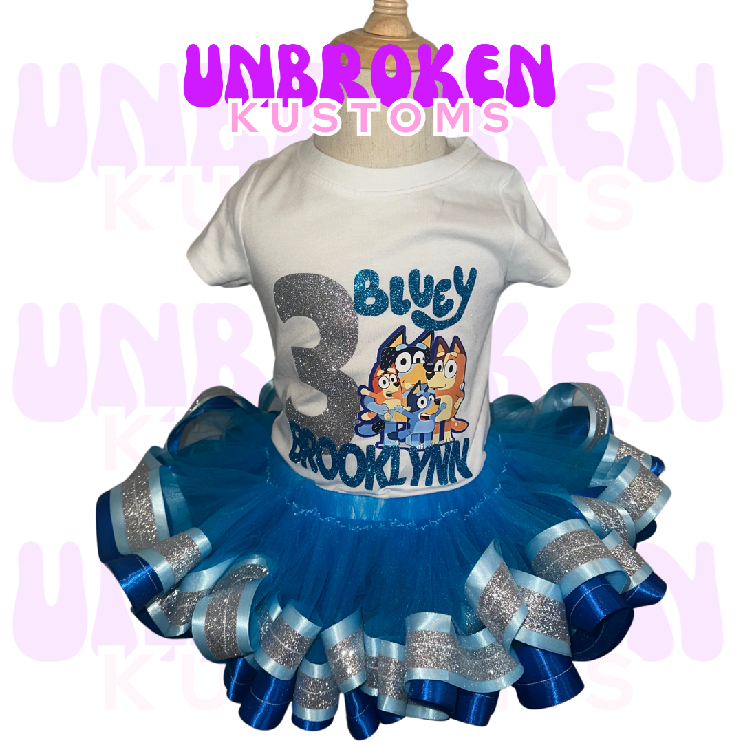 Bluey Tutu Birthday Set