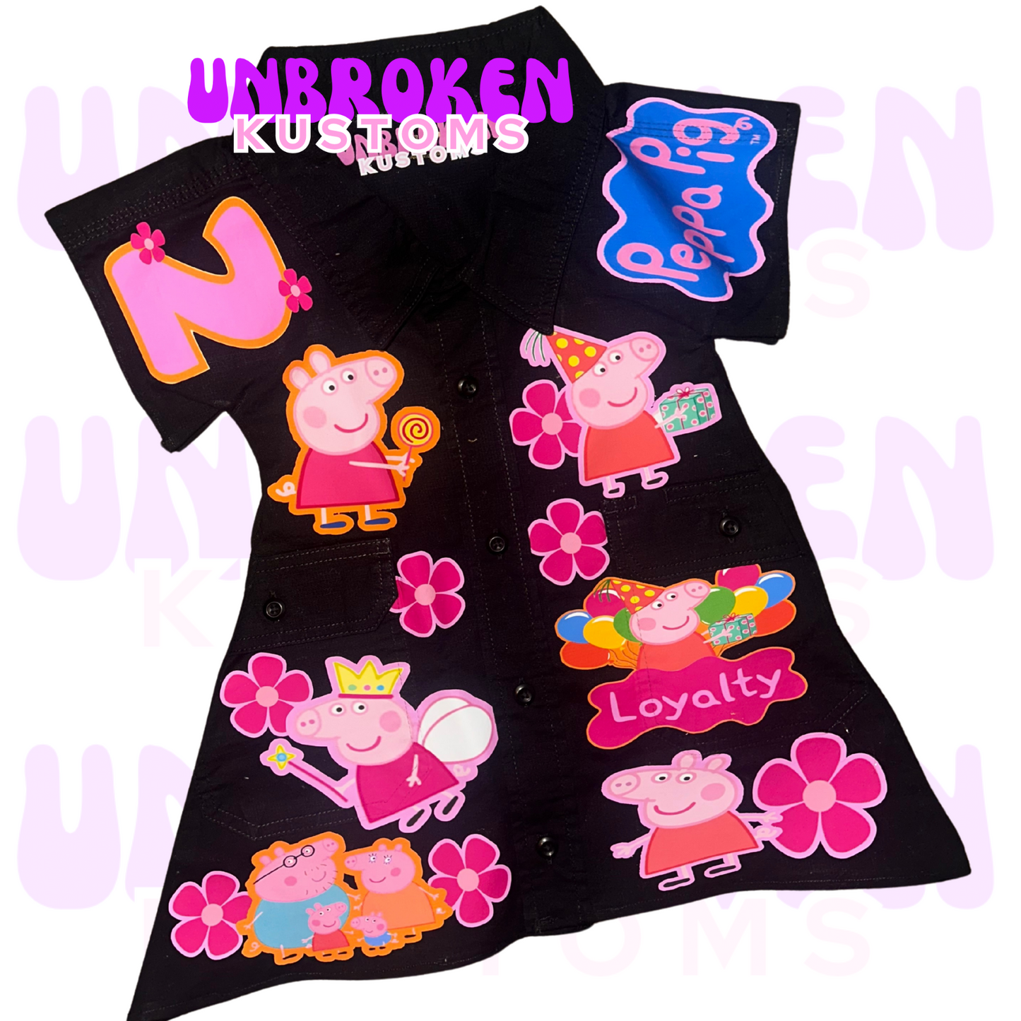 Peppa Pig Birthday Dress - Peppa Pig Birthday Outfit - Peppa Pig Birthday