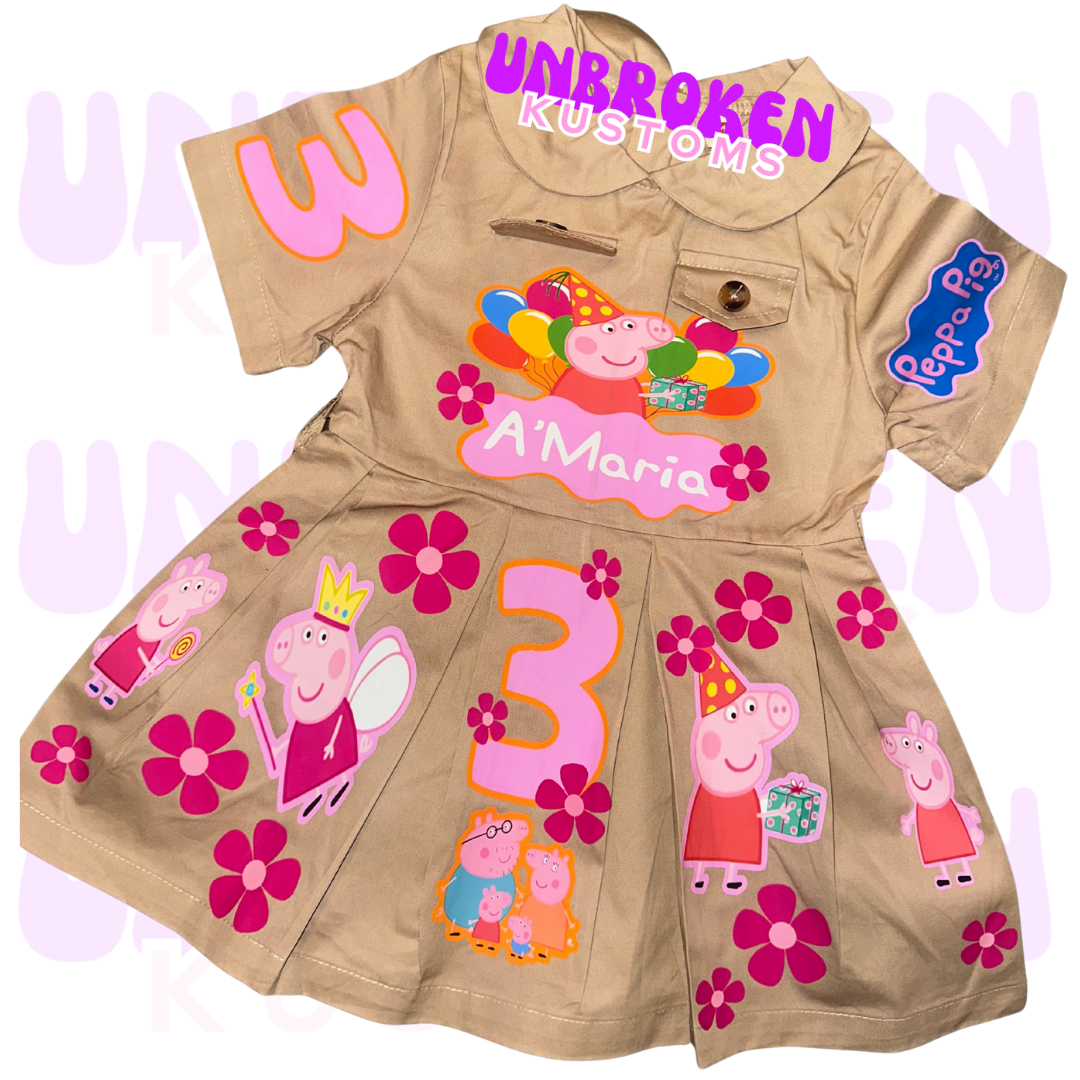Peppa Pig Custom Birthday Outfit