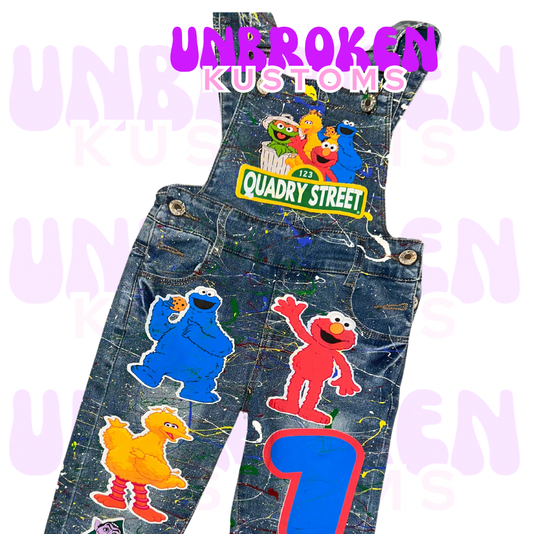 Sesame Street Birthday Set - Sesame Street Birthday Outfit - Sesame Street Birthday
