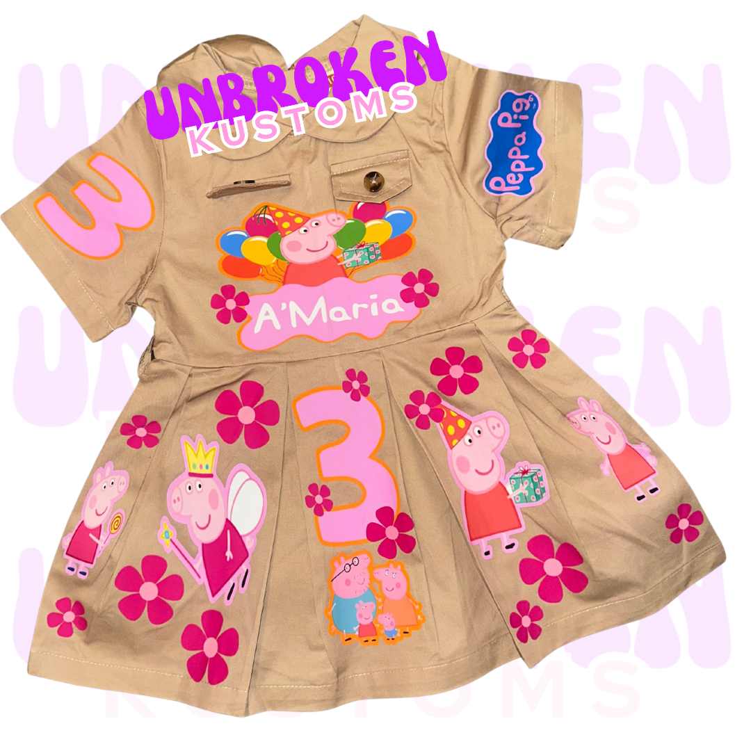 Peppa Pig Custom Birthday Outfit