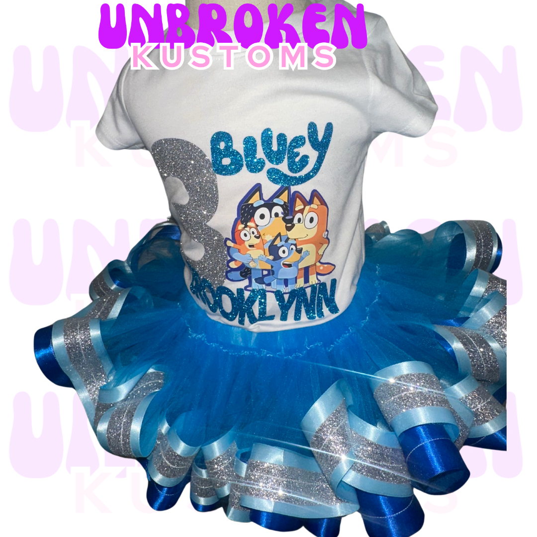 Bluey Tutu Birthday Set