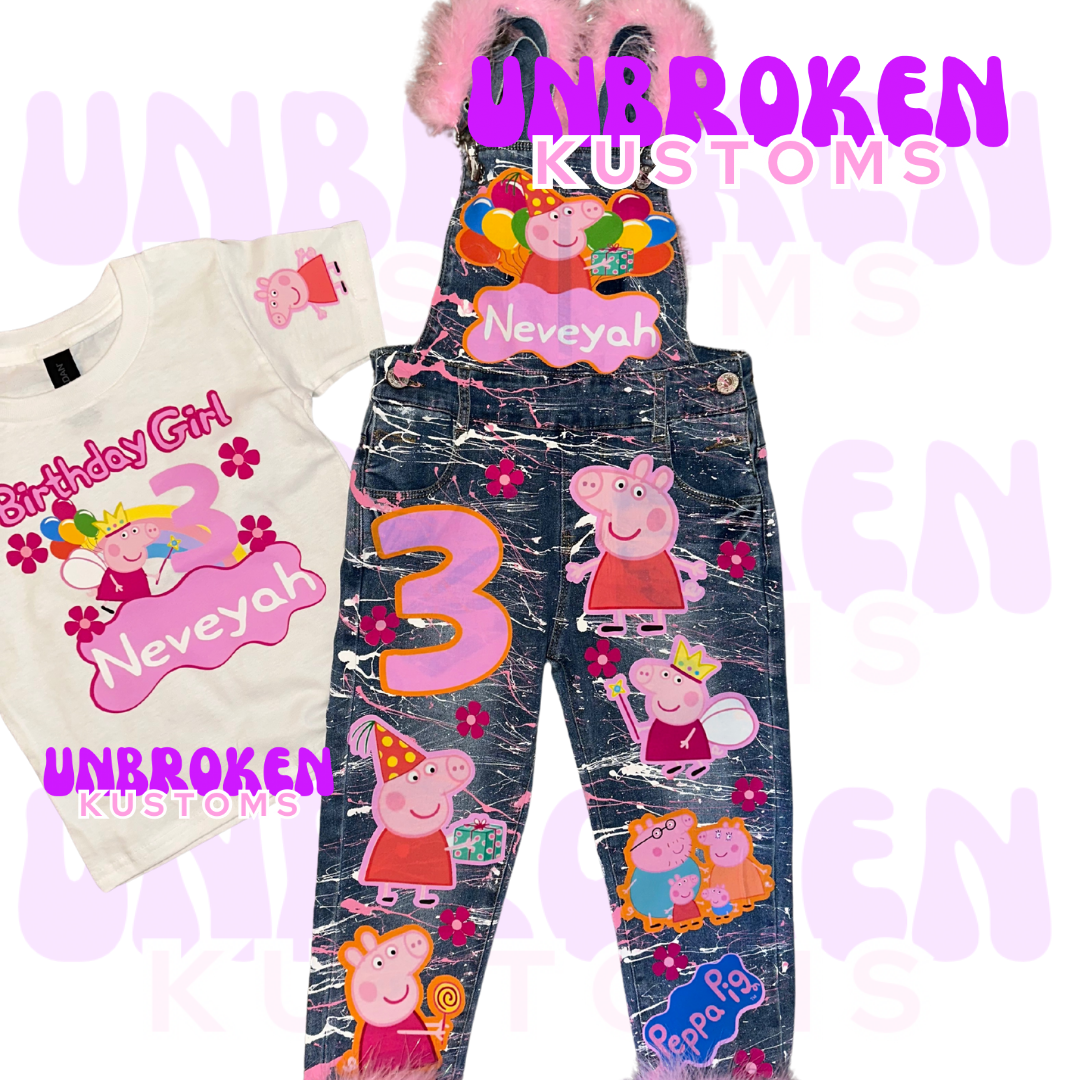 Peppa Pig Custom Birthday Outfit