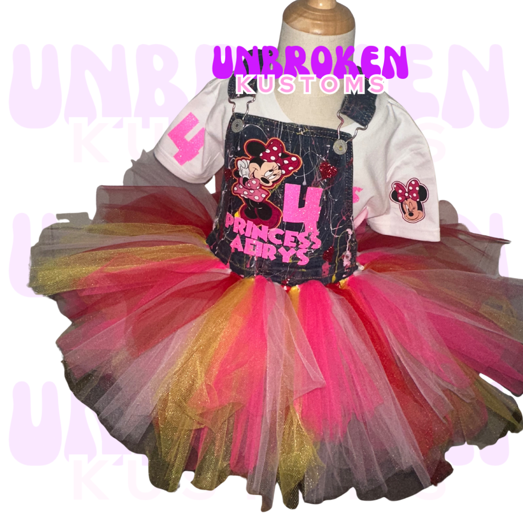 Minnie Mouse Custom Birthday Tutu Outfit