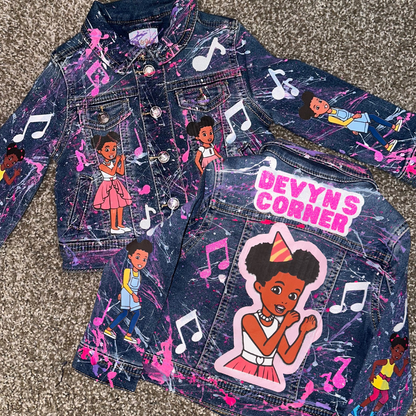 Gracie Corner Theme Denim Jacket