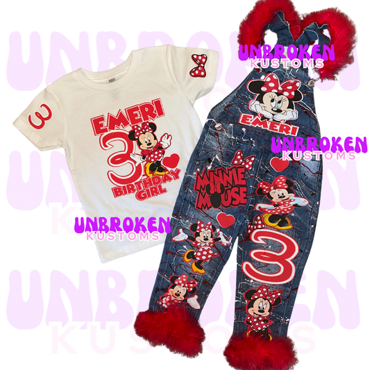 Any Theme Custom Birthday Set - Custom Birthday Outfit - Kids Birthday