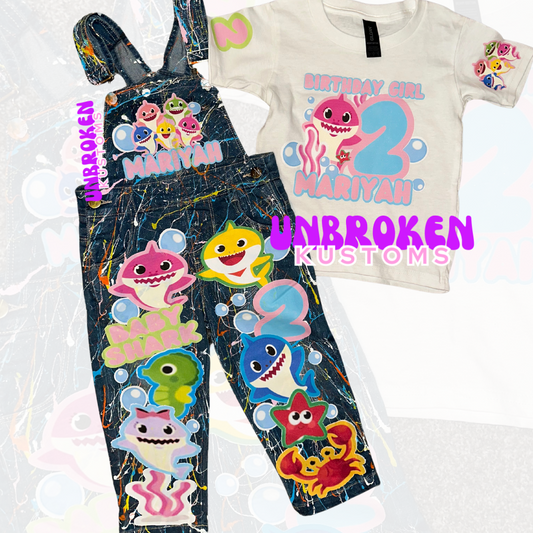 Baby Shark Inspired Birthday Outfit