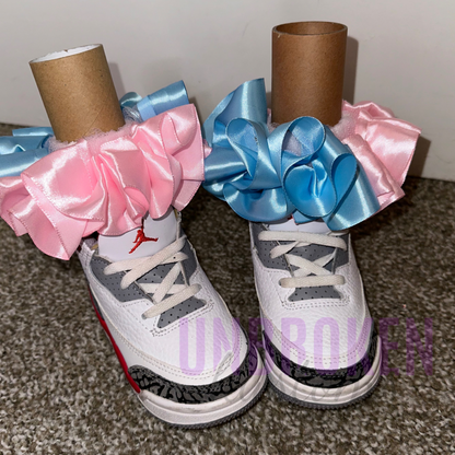 Cotton Candy Swirl Kids Tutu Ruffle Socks