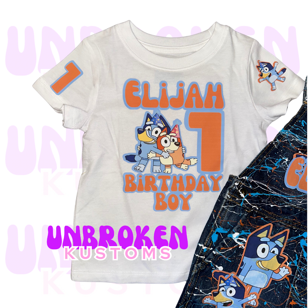 Bluey Birthday Set - Bluey Birthday Outfit - Bluey Birthday
