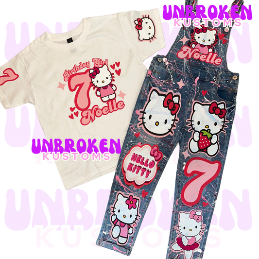 Hello Kitty Birthday Set - Hello Kitty Birthday Outfit - Hello Kitty Birthday