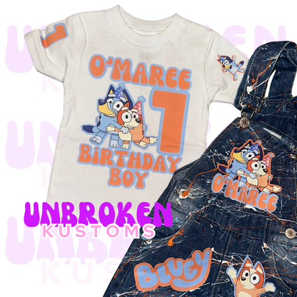 Bluey Birthday Set - Bluey Birthday Outfit - Bluey Birthday