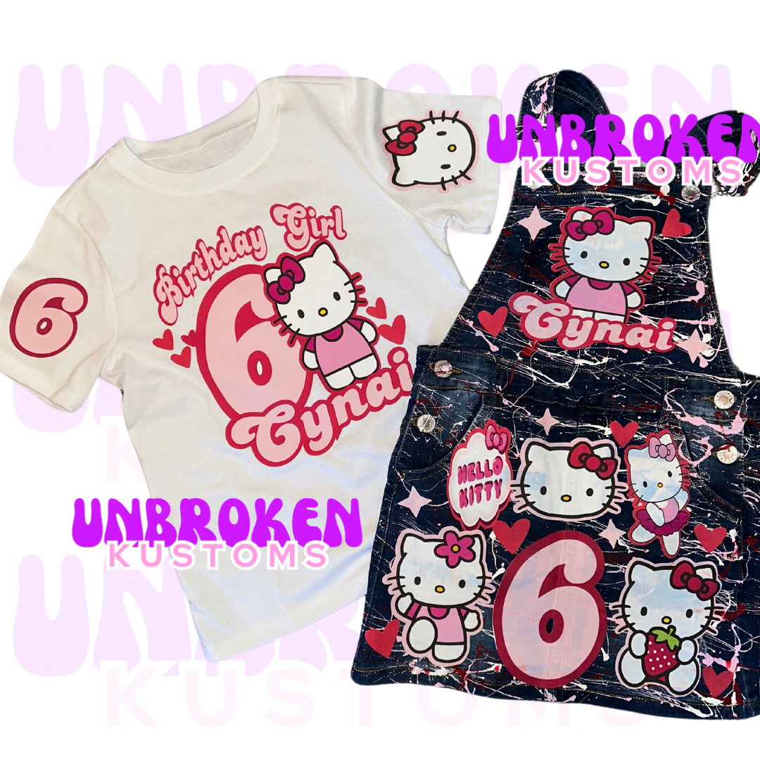 Hello Kitty Birthday Set - Hello Kitty Birthday Outfit - Hello Kitty Birthday