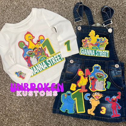 Sesame Street Inspired Birthday Outfit