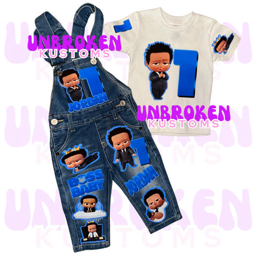 Boss Baby Birthday Set - Boss Baby Birthday Outfit - Boss Baby Birthday