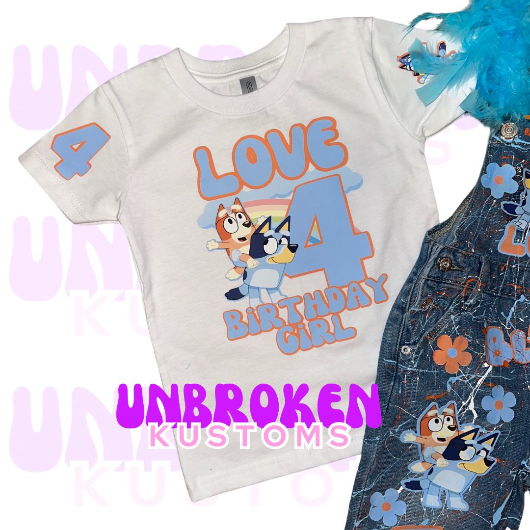 Bluey Birthday Set - Bluey Birthday Outfit - Bluey Birthday