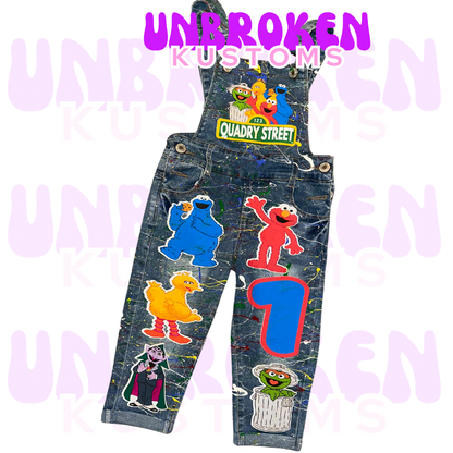 Sesame Street Birthday Set - Sesame Street Birthday Outfit - Sesame Street Birthday
