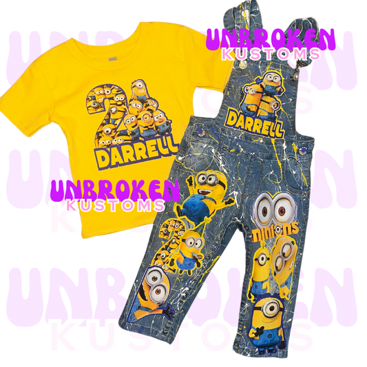Minions Birthday Set - Minions Birthday Outfit - Minions Birthday