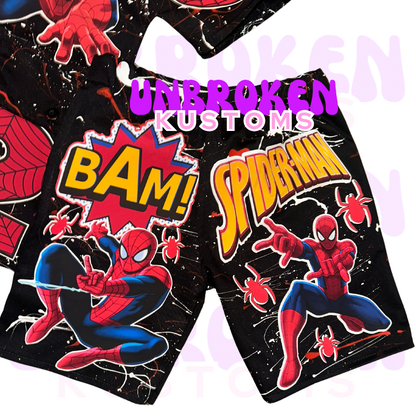 Spider Man Birthday Set - Spider Man Birthday Outfit - Spider Man Birthday