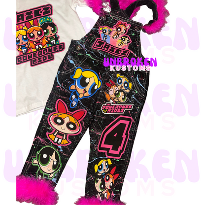 PowerPuff Girls Birthday Set - Power Puff Girls Birthday Outfit - Power Puff Girls Birthday