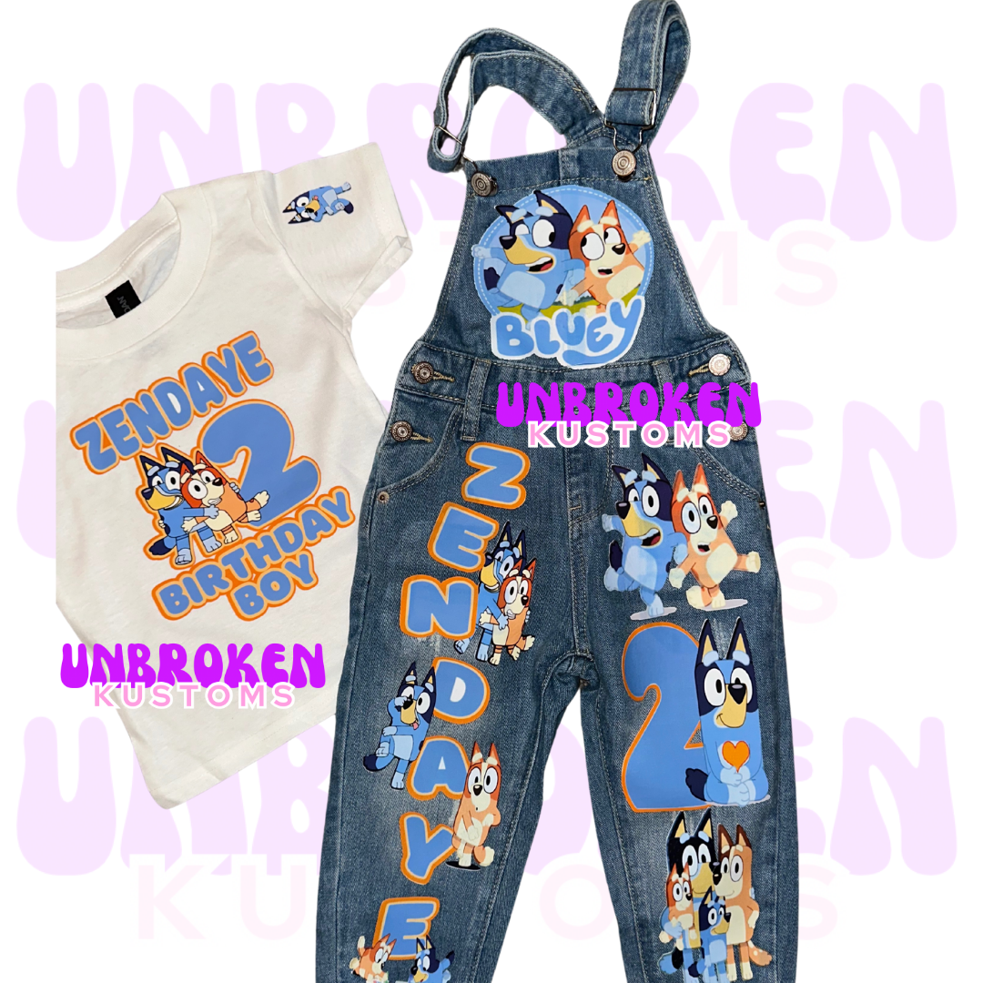 Bluey Birthday Set - Bluey Birthday Outfit - Bluey Birthday