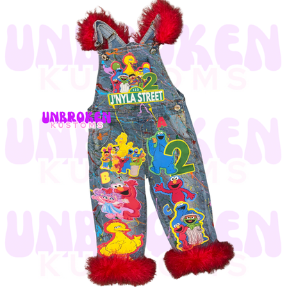 Sesame Street Birthday Set - Sesame Street Birthday Outfit - Sesame Street Birthday