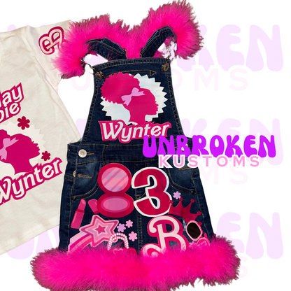 Barbie Birthday Set - Barbie Birthday Outfit - Barbie Birthday
