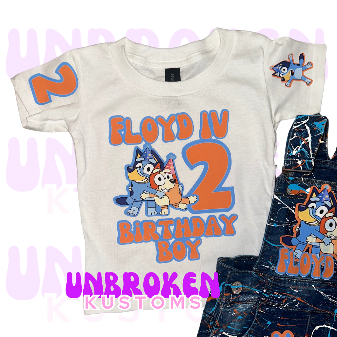 Bluey Birthday Set - Bluey Birthday Outfit - Bluey Birthday