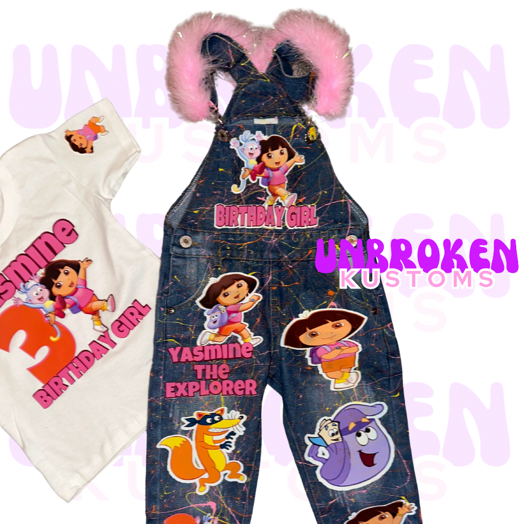 Dora Birthday Set - Dora The Explorer Birthday Outfit - Dora The Explorer Birthday