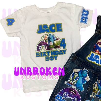 Monsters Inc Birthday Set - Monster University Birthday Outfit - Monster Inc Birthday