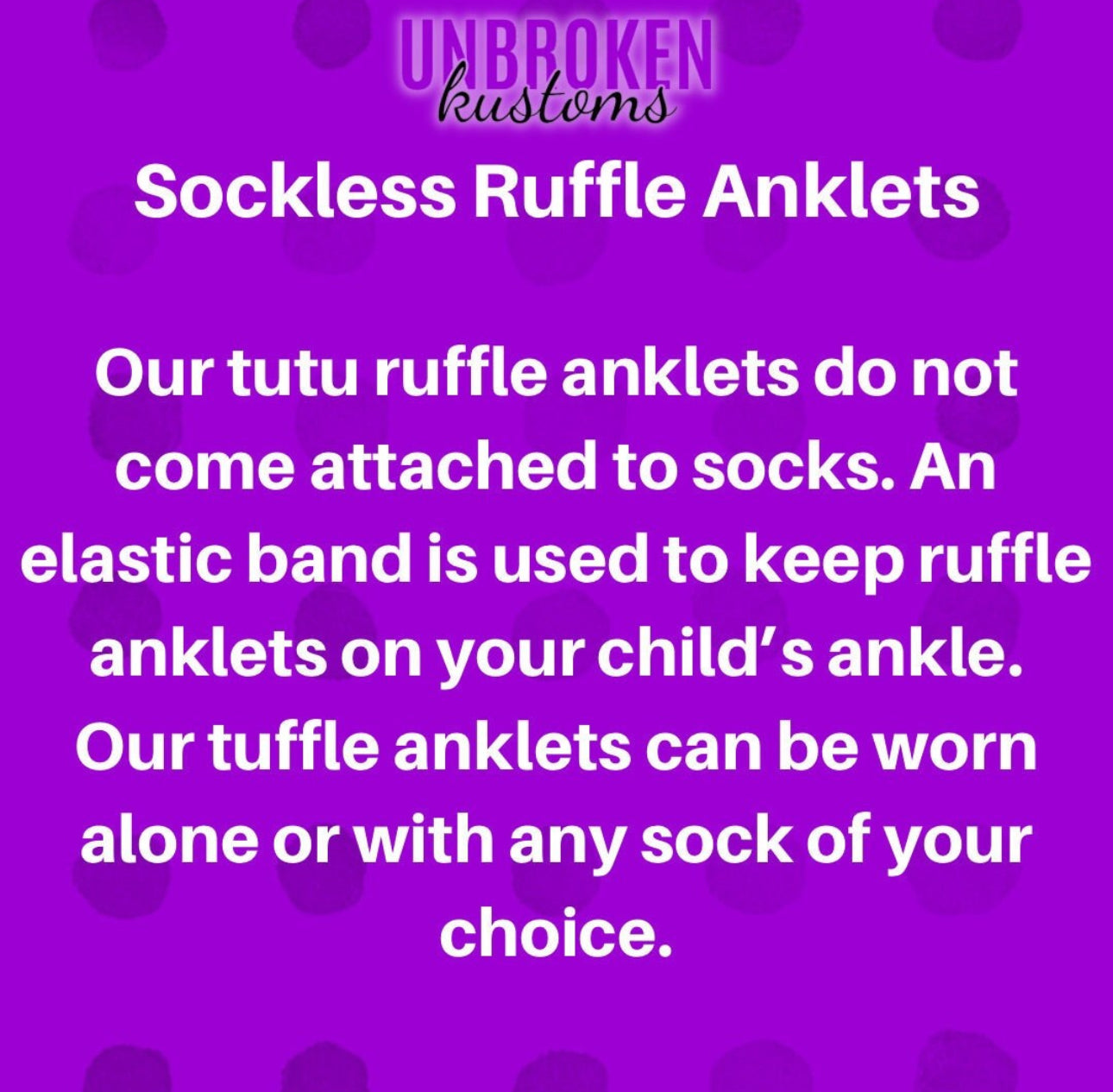 Brown Kids Tutu Ruffle Socks