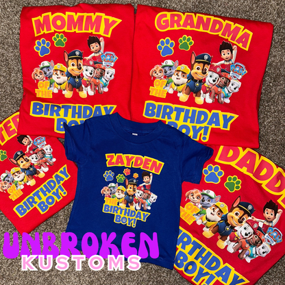Matching Family Shirts | Any Custom Theme