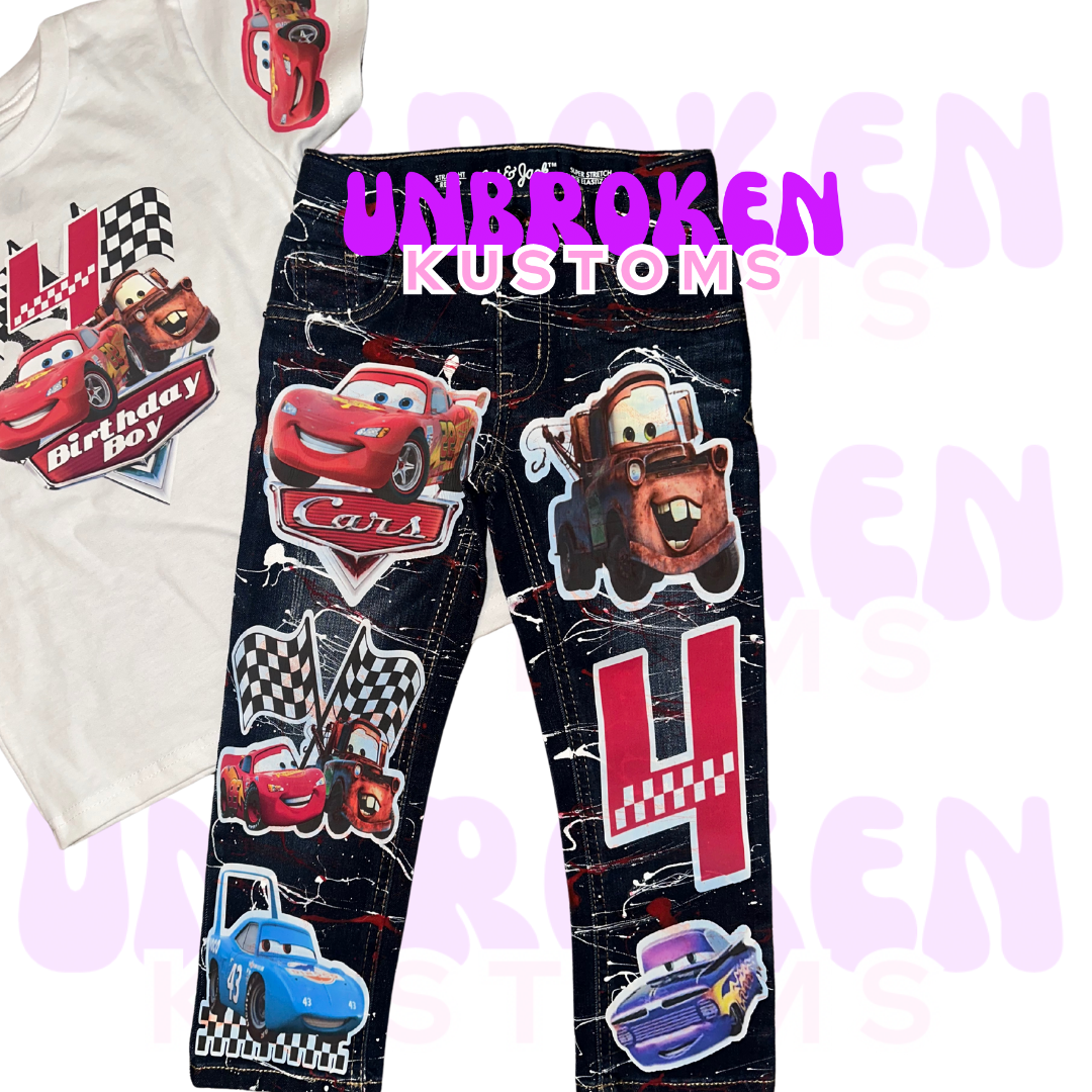 Cars Birthday Set - Cars Birthday Outfit - Cars Birthday