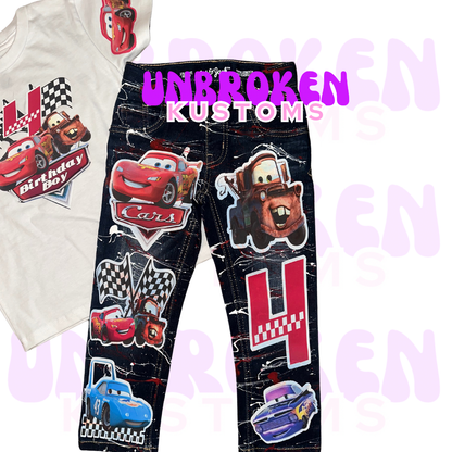 Cars Birthday Set - Cars Birthday Outfit - Cars Birthday