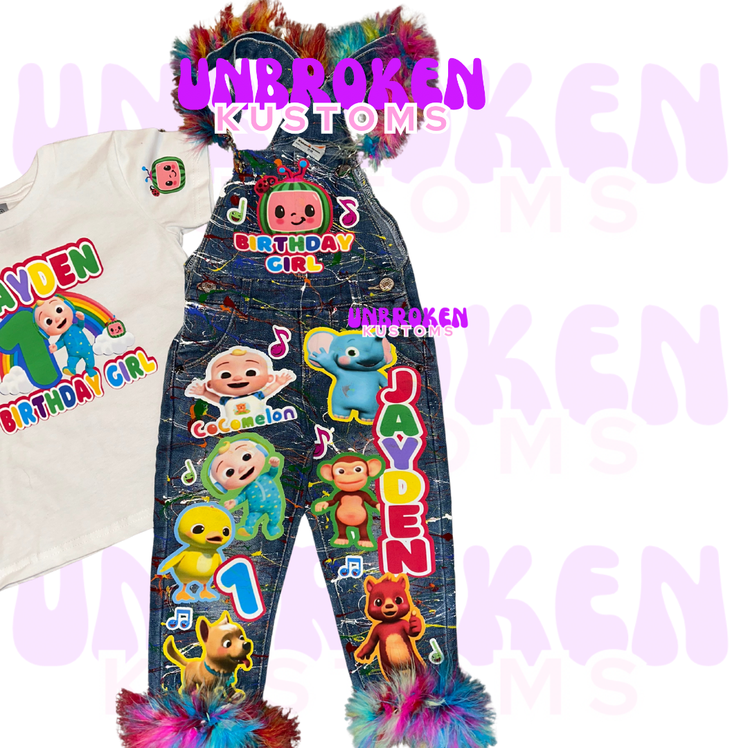 Cocomelon Birthday Set - Cocomelon Birthday Outfit - Cocomelon Birthday