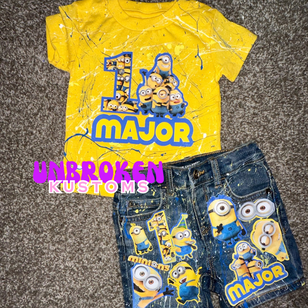 Minions Inspired Birthday Outfit