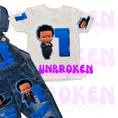 Boss Baby Birthday Set - Boss Baby Birthday Outfit - Boss Baby Birthday