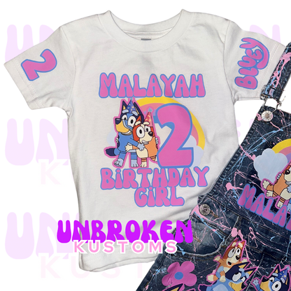 Bluey Birthday Set - Bluey Birthday Outfit - Bluey Birthday