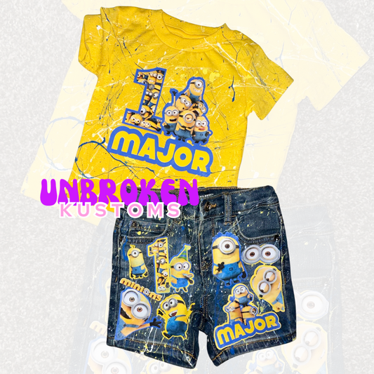 Minions Inspired Birthday Outfit