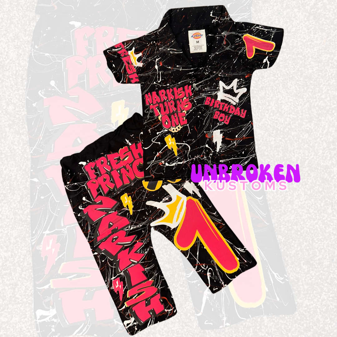 Fresh Prince Birthday Set - Fresh Birthday Outfit - Fresh Prince Birthday