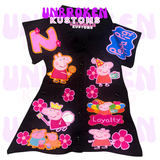 Peppa Pig Birthday Dress - Peppa Pig Birthday Outfit - Peppa Pig Birthday