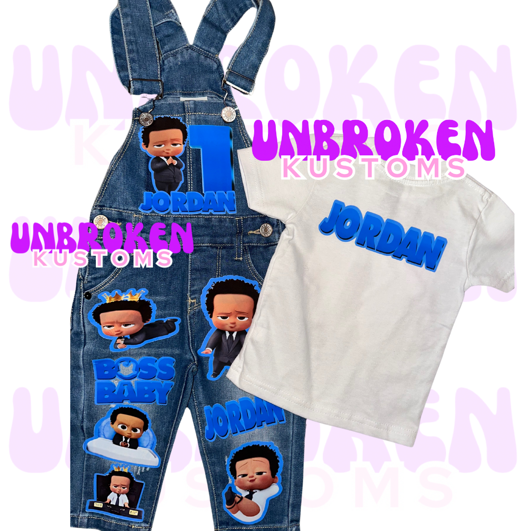 Boss Baby Birthday Set - Boss Baby Birthday Outfit - Boss Baby Birthday