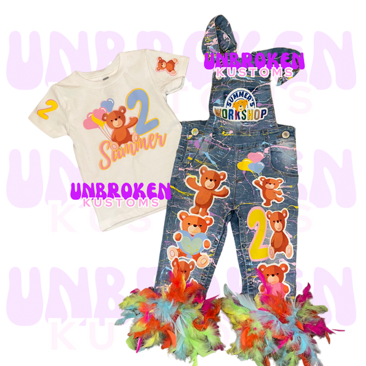 Bears Birthday Set - Bears Birthday Outfit - Care Bears Birthday