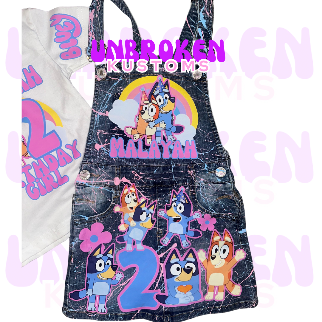 Bluey Birthday Set - Bluey Birthday Outfit - Bluey Birthday