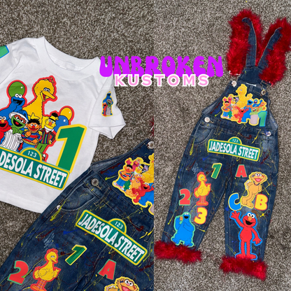 Sesame Street Inspired Birthday Outfit